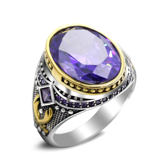 Anillo de plata pura s925 auténtica de lujo para hombre, conjunto de joyería hecha a mano, estilo punk, joyería para fiesta, regalo - malaquita tienda 36