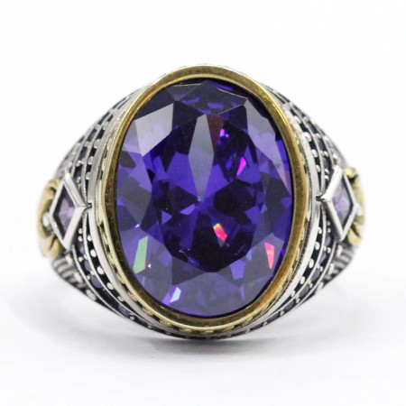 Anillo de plata pura s925 auténtica de lujo para hombre, conjunto de joyería hecha a mano, estilo punk, joyería para fiesta, regalo Anillo de plata pura s925 auténtica de lujo para hombre, conjunto de joyería hecha a mano, estilo punk, joyería para fiesta, regalo