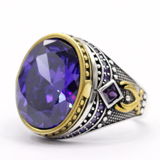 Anillo de plata pura s925 auténtica de lujo para hombre, conjunto de joyería hecha a mano, estilo punk, joyería para fiesta, regalo - malaquita tienda 36