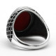Anillo de hombre con incrustaciones de ágata Natural, conjunto de joyería de anillo de plata 925, anillo de pareja mayor de moda de alta calidad para mujer - malaquita tienda 36