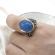 Anillo Vintage de Plata de Ley 925 con diseño de piedra Imperial roja Natural ovalada, conjunto de joyería de anillo Türkiye, anillo de pareja para mujer - malaquita tienda 36