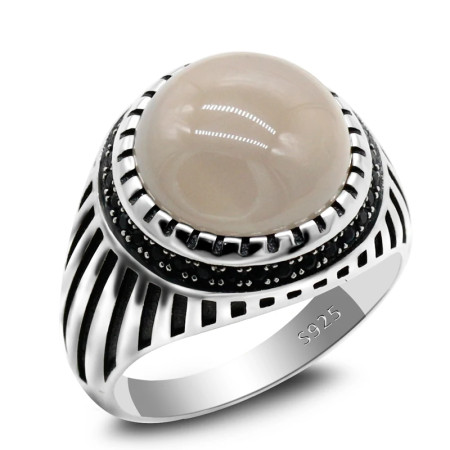 Anillo de plata de ley S925 para hombre, piedra de ágata Natural, conjunto de anillos de estilo Punk, conjunto de joyería, anillo hecho a mano de pavo Vintage para mujer Anillo de plata de ley S925 para hombre, piedra de ágata Natural, conjunto de anillos de estilo Punk, conjunto de joyería, anillo hecho a mano de pavo Vintage para mujer