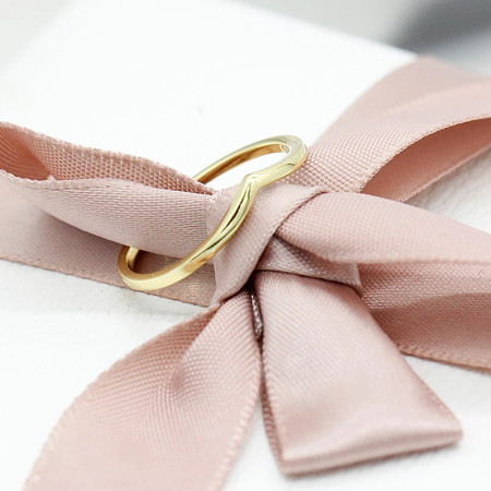 Anillo de boda de plata 925 para mujer, amante de las gotas de agua, elegante anillo de dedo de Color dorado para mujer, joyería de compromiso, regalo de boda