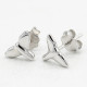 Pendientes tipo botón de plata fina 925 con personalidad, bonito colgante de cola de delfín, pendientes de sirena, regalos para mujer, joyería de compromiso de boda - malaquita tienda 36