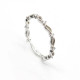 Anillos de dedo con forma trenzada geométrica de 8 palabras de la suerte de circón de Plata de Ley 925, accesorios de anillo de boda, joyería fina de compromiso - malaquita tienda 36
