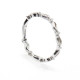 Anillos de dedo con forma trenzada geométrica de 8 palabras de la suerte de circón de Plata de Ley 925, accesorios de anillo de boda, joyería fina de compromiso - malaquita tienda 36