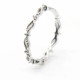 Anillos de dedo con forma trenzada geométrica de 8 palabras de la suerte de circón de Plata de Ley 925, accesorios de anillo de boda, joyería fina de compromiso - malaquita tienda 36