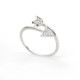 Anillo de plata Real 925 diseño de flecha Cupido anillo de joyería de circonio Vintage para mujer fiesta regalos de navidad - malaquita tienda 36