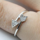 Anillo de plata Real 925 diseño de flecha Cupido anillo de joyería de circonio Vintage para mujer fiesta regalos de navidad - malaquita tienda 36