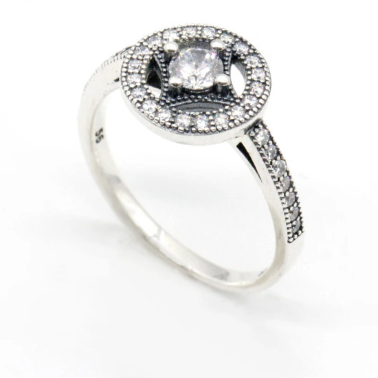 Anillo de Plata de Ley 925 para mujer, anillo de dedo clásico con circonita geométrica CZ para mujer, regalo del Día de San Valentín, anillo de boda fino - malaquita tienda 36