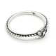 Anillo de Plata de Ley 925 para mujer, anillo de dedo de flor de circonia cúbica transparente, diseño Simple para mujer, regalo de joyería de moda - malaquita tienda 36