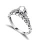 Anillos de plata esterlina 925 con forma de corona para mujer, joyería de reina de circonita transparente, estilo romántico para mujer, anillo de boda de fiesta - malaquita tienda 36