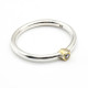 Anillo de plata de ley 925 para mujer, joyería elegante, círculo pequeño, anillos de dedo CZ brillantes para mujer, regalo de boda y Día de San Valentín - malaquita tienda 36