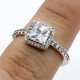 Anillo de Plata de Ley 925 para mujer, anillos de dedo elegantes con circonita deslumbrante para mujer, anillos de boda, regalo de joyería de moda - malaquita tienda 36