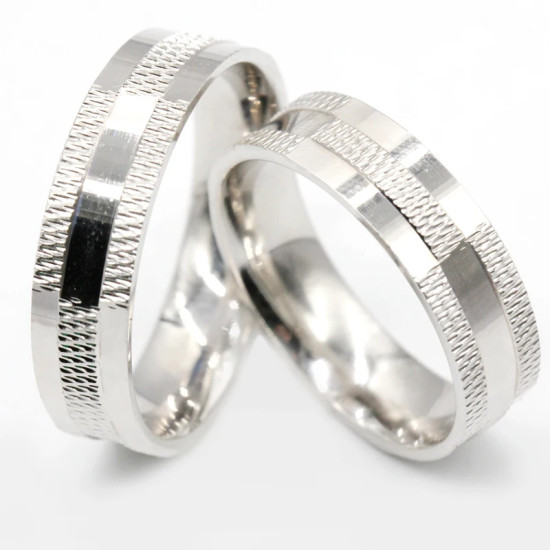 Anillos de pareja de Plata de Ley 925 auténtica, diseño único, estilo clásico minimalista para hombres y mujeres, anillos de boda finos, joyería de moda - malaquita tienda 36