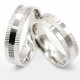 Anillos de pareja de Plata de Ley 925 auténtica, diseño único, estilo clásico minimalista para hombres y mujeres, anillos de boda finos, joyería de moda - malaquita tienda 36