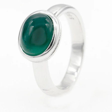 Anillo de Plata de Ley 925 para mujer, sortija de dedo con piedra multicolor ovalada, estilo clásico elegante, joyería de boda para fiesta