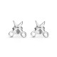 Pendientes Punk de Plata de Ley 925, pendientes simples de tijeras pequeñas, joyería de personalidad para mujeres y niñas, regalo único - malaquita tienda 36