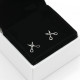 Pendientes Punk de Plata de Ley 925, pendientes simples de tijeras pequeñas, joyería de personalidad para mujeres y niñas, regalo único - malaquita tienda 36