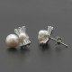 Pendientes de perlas de Plata de Ley 925 con circonita AAA para mujer, joyería de boda, regalo de San Valentín - malaquita tienda 36