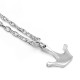 Collar de plata de ley 925 para mujer, elegante cadena hasta la clavícula, corona de príncipe princesa, joyería de moda, regalo del Día de San Valentín - malaquita tienda 36