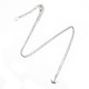 Collar de plata de ley 925 para mujer, elegante cadena hasta la clavícula, corona de príncipe princesa, joyería de moda, regalo del Día de San Valentín - malaquita tienda 36