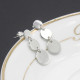 Pendientes de plata 925 con forma redonda, joyería coreana de moda para mujeres y niñas, regalo de boda para el Día de San Valentín - malaquita tienda 36