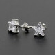 Pendientes de plata esterlina 925 para mujer, aretes de tuerca con diseño único de estrellas brillantes, joyería de moda para boda/fiesta - malaquita tienda 36