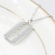 Collar con colgante de plata pura S925, diseño de hoja, estilo punk, joyería de fiesta, regalo para hombres y mujeres - malaquita tienda 36