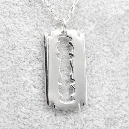Collar con colgante de plata pura S925, diseño de hoja, estilo punk, joyería de fiesta, regalo para hombres y mujeres - malaquita tienda 36