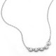 Cadena de círculos redondos de Plata de Ley 925 para mujer, elegante collar de clavícula, joyería de moda para boda, regalo del Día de San Valentín - malaquita tienda 36