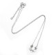 Cadena de círculos redondos de Plata de Ley 925 para mujer, elegante collar de clavícula, joyería de moda para boda, regalo del Día de San Valentín - malaquita tienda 36