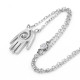Collar con colgante de vórtice de Palma para mujer, de Plata de Ley 925, cadena de buena suerte, joyería de moda - malaquita tienda 36