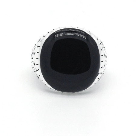 Anillo negro turco de Plata de Ley 925 para hombre y mujer, anillo esmaltado negro, diseño tallado Vintage Original, joyería Anillo negro turco de Plata de Ley 925 para hombre y mujer, anillo esmaltado negro, diseño tallado Vintage Original, joyería