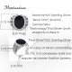 Anillo de Plata de Ley 925 auténtica para hombre, anillo ovalado grande de esmalte negro para hombre, estilo Retro Vintage, joyería turca hecha a mano, regalo - malaquita tienda 36