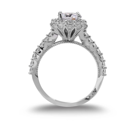 Anillos de plata de ley 925 para mujer, anillo de boda deslumbrante de circonita cúbica, estilo clásico, joyería fina - malaquita tienda 36