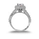 Anillos de plata de ley 925 para mujer, anillo de boda deslumbrante de circonita cúbica, estilo clásico, joyería fina - malaquita tienda 36
