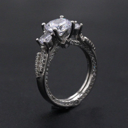 Anillo de plata de primera ley y circón para mujer, sortija, plata esterlina 925, Circonia cúbica, zirconia, circonita, zirconita, zirconita, circón, estilo clásico y elegante Anillo de plata de primera ley y circón para mujer, sortija, plata esterlina 925, Circonia cúbica, zirconia, circonita, zirconita, zirconita, circón, estilo clásico y elegante