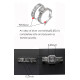 Deslumbrante anillo de Plata de Ley 925 de 2 uds. De piedra CZ, conjunto de anillos de compromiso/boda para mujer, diseño único, joyería de alta calidad fina - malaquita tienda 36