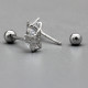Pendientes de animales para mujer, de Plata de Ley 925, simples, de mariposa, joyería fina, regalo de moda en boda - malaquita tienda 36