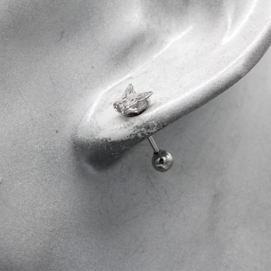 Pendientes de animales para mujer, de Plata de Ley 925, simples, de mariposa, joyería fina, regalo de moda en boda - malaquita tienda 36