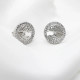 Pendientes de árbol de Plata de Ley 925 para mujer, aretes de árbol de la vida, simples, joyería fina hecha a mano - malaquita tienda 36