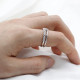 Anillos multicapa de diseño bonito para mujer, anillos de circonia cúbica Simple y elegante, anillos de dedo de tamaño ajustable, regalo de joyería - malaquita tienda 36
