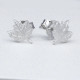 Pendientes de planta de Plata de Ley 925 para mujer, aretes de planta de hoja diminuta Simple, joyería fina de declaración fresca y dulce - malaquita tienda 36