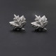 Pendientes de planta de Plata de Ley 925 para mujer, aretes de planta de hoja diminuta Simple, joyería fina de declaración fresca y dulce - malaquita tienda 36