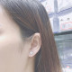 Pendientes de planta de Plata de Ley 925 para mujer, aretes de planta de hoja diminuta Simple, joyería fina de declaración fresca y dulce - malaquita tienda 36
