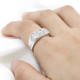 Anillos de plata 925 para mujer, anillo de boda elegante de piedra CZ deslumbrante, hecho a mano, regalos de moda clásicos simples para mujer, joyería fina - malaquita tienda 36