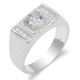 Anillos de plata 925 para mujer, anillo de boda elegante de piedra CZ deslumbrante, hecho a mano, regalos de moda clásicos simples para mujer, joyería fina - malaquita tienda 36