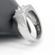 Anillos de plata 925 para mujer, anillo de boda elegante de piedra CZ deslumbrante, hecho a mano, regalos de moda clásicos simples para mujer, joyería fina - malaquita tienda 36