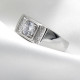 Anillos de plata 925 para mujer, anillo de boda elegante de piedra CZ deslumbrante, hecho a mano, regalos de moda clásicos simples para mujer, joyería fina - malaquita tienda 36